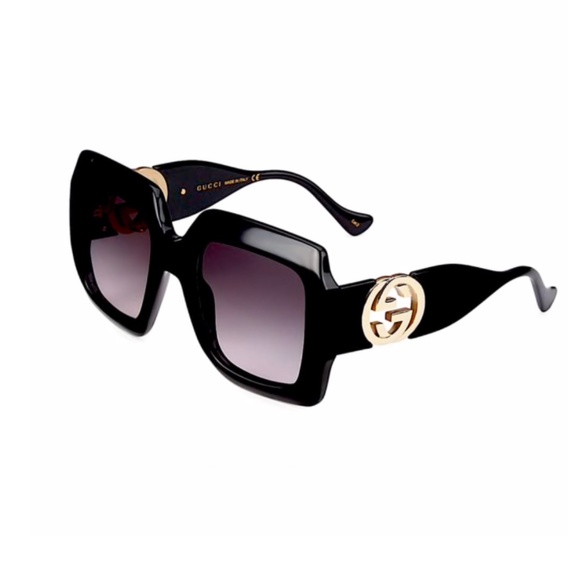 Gucci Eyewear square-frame chain sunglasses main image 7